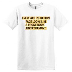 Art Infliction Phone Book Joke T-Shirt, Unisex
