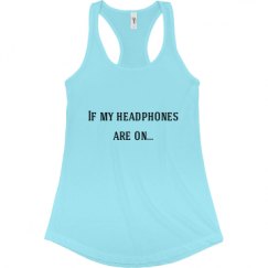 Ladies Slim Fit Racerback Tank Top