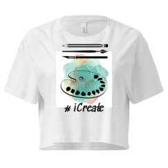 Ladies Festival Cali Crop Top Tee