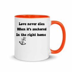 11oz Ceramic Mug with Color Inside