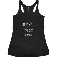 Ladies Slim Fit Super Soft Racerback Triblend Tank