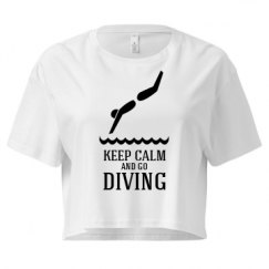 Ladies Festival Cali Crop Top Tee