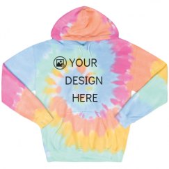Unisex Tie-Dye Fleece Hoodie
