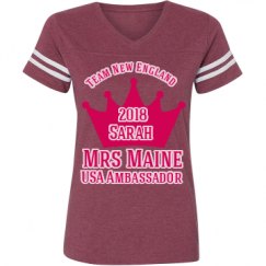 Ladies Relaxed Fit Vintage Sports Tee