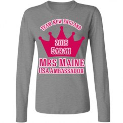 Ladies Relaxed Fit Basic Long Sleeve Tee