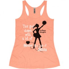 Ladies Slim Fit Super Soft Racerback Triblend Tank
