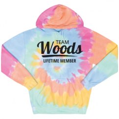 Unisex Tie-Dye Fleece Hoodie