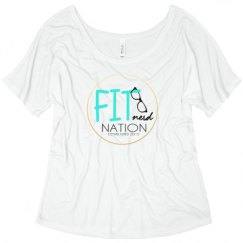 Ladies Flowy Slouchy Tee