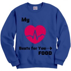 Unisex Film and Foil Crewneck Sweatshirt
