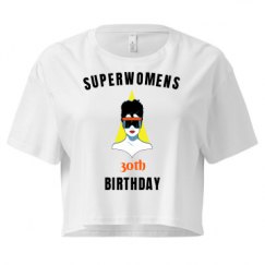 Ladies Festival Cali Crop Top Tee