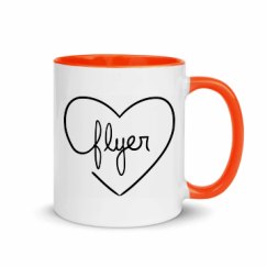 11oz Ceramic Mug with Color Inside