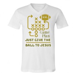 Unisex V-Neck Jersey Tee