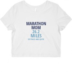 Ladies Slim Fit Crop Top Tee