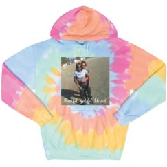 Unisex Tie-Dye Fleece Hoodie