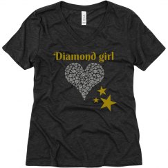 Diamond girl tee