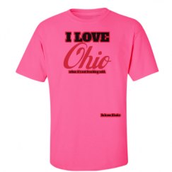 Unisex Ultra Cotton Safety Neon Crewneck Tee