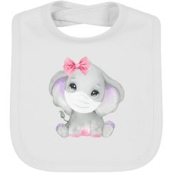 watercolor elephant with mask