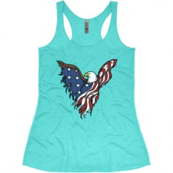 Ladies Slim Fit Super Soft Racerback Triblend Tank