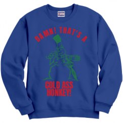 Unisex Film and Foil Crewneck Sweatshirt