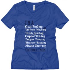 Ladies Relaxed Fit V-Neck Tee