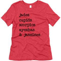 Ladies Relaxed Fit Super Soft Triblend Tee