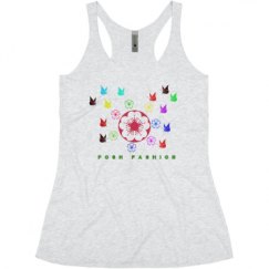 Ladies Slim Fit Super Soft Racerback Triblend Tank