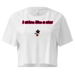 Ladies Festival Cali Crop Top Tee