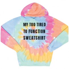 Unisex Tie-Dye Fleece Hoodie