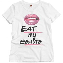 Eat my Beaute Tee-white