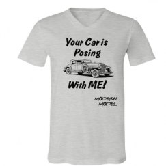 Unisex V-Neck Jersey Tee