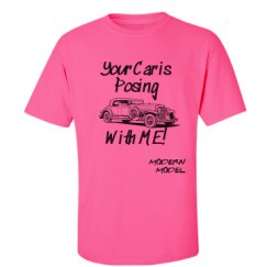 Unisex Ultra Cotton Safety Neon Crewneck Tee