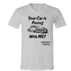 Unisex V-Neck Jersey Tee