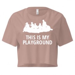 Ladies Festival Cali Crop Top Tee