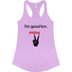 Ladies Slim Fit Racerback Tank Top