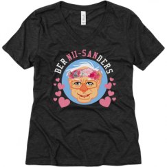 Ladies Relaxed Fit Super Soft Triblend V-Neck Tee