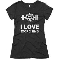 Ladies Slim Fit Super Soft Triblend Tee