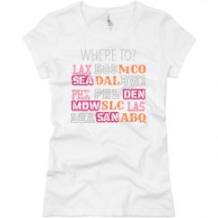 Ladies Slim Fit Basic Promo Jersey Tee