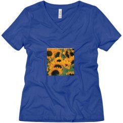 Ladies Relaxed Fit V-Neck Tee