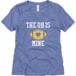 Ladies Relaxed Fit Super Soft Triblend V-Neck Tee