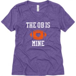 Ladies Relaxed Fit Super Soft Triblend V-Neck Tee