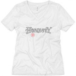 Ladies Relaxed Fit V-Neck Tee