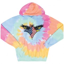 Unisex Tie-Dye Fleece Hoodie