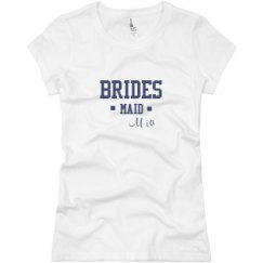 Ladies Slim Fit Basic Promo Jersey Tee