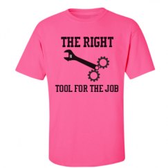 Unisex Ultra Cotton Safety Neon Crewneck Tee