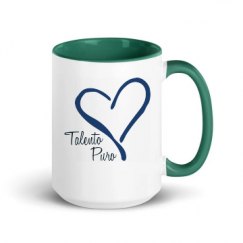 15oz Ceramic Mug with Color Inside