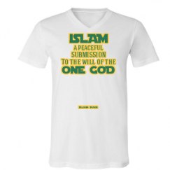 Unisex V-Neck Jersey Tee