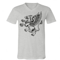 Unisex V-Neck Jersey Tee