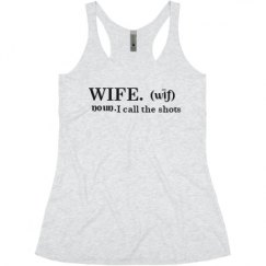 Ladies Slim Fit Super Soft Racerback Triblend Tank