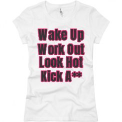 Ladies Slim Fit Basic Promo Jersey Tee