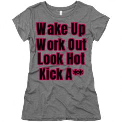 Ladies Slim Fit Super Soft Triblend Tee